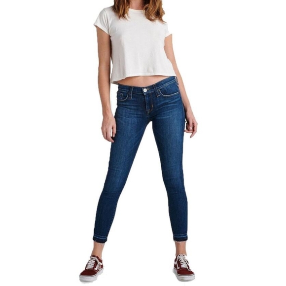 Hudson Krista Super Skinny Crop With Release Hem Jeans in Matchmaker Size 28 - Picture 1 of 13